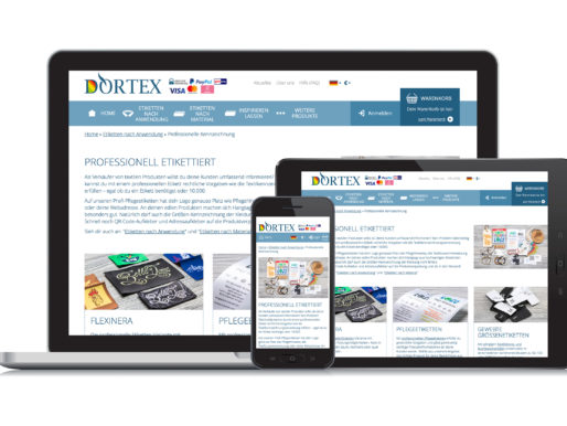 Neue Landingpage: DORTEX rüstet seinen Webshop auf