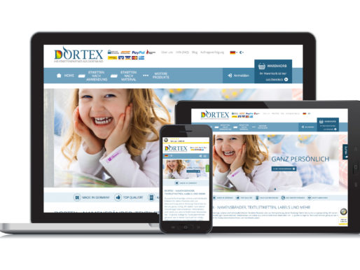 Der neue Webshop von DORTEX